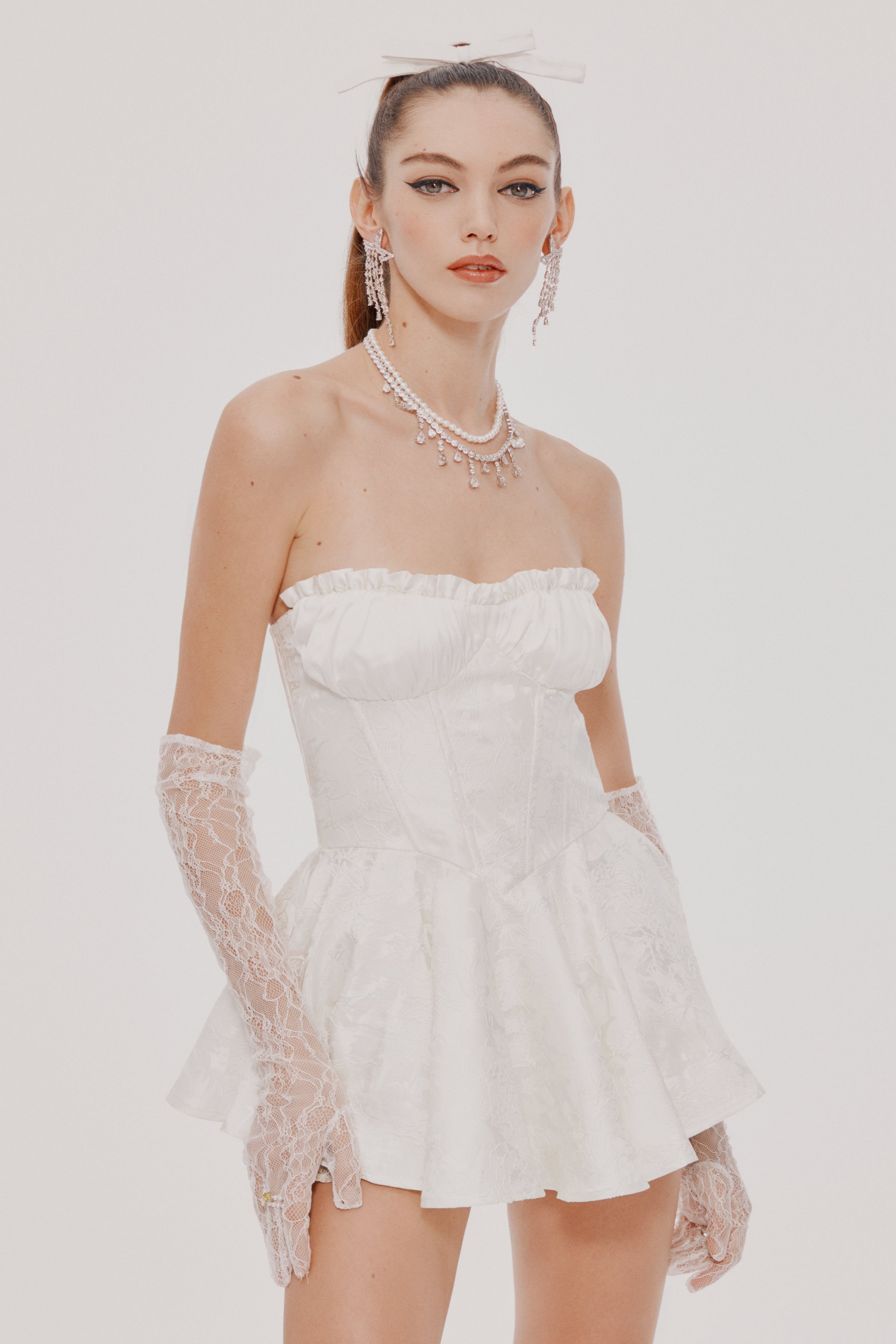 Airina Dress White | Nana Jacqueline Designer Wear