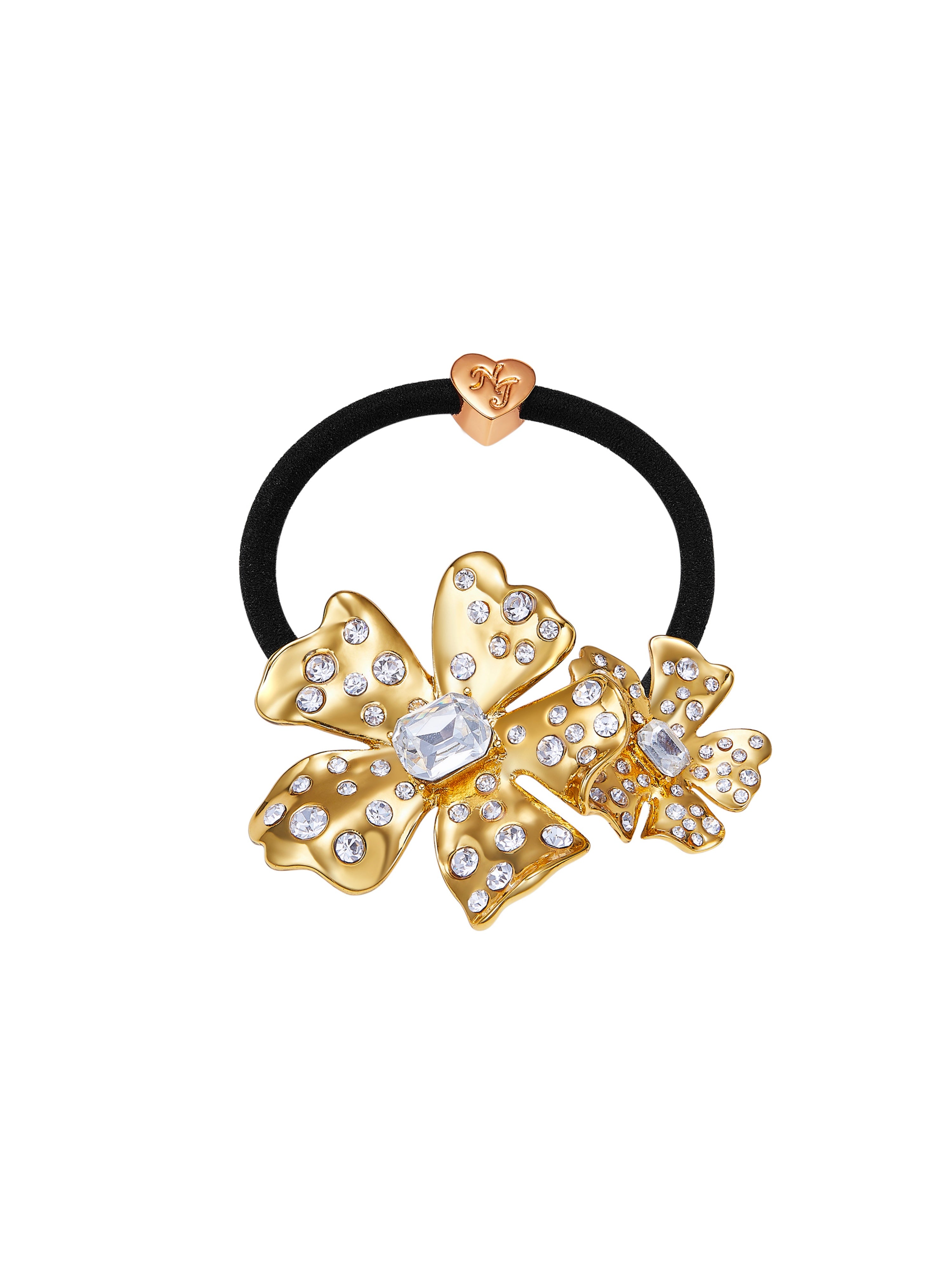 アクセサリー Kisaragi Lilenne Floral Crystal Gold Hair Tie | Nana Jacqueline