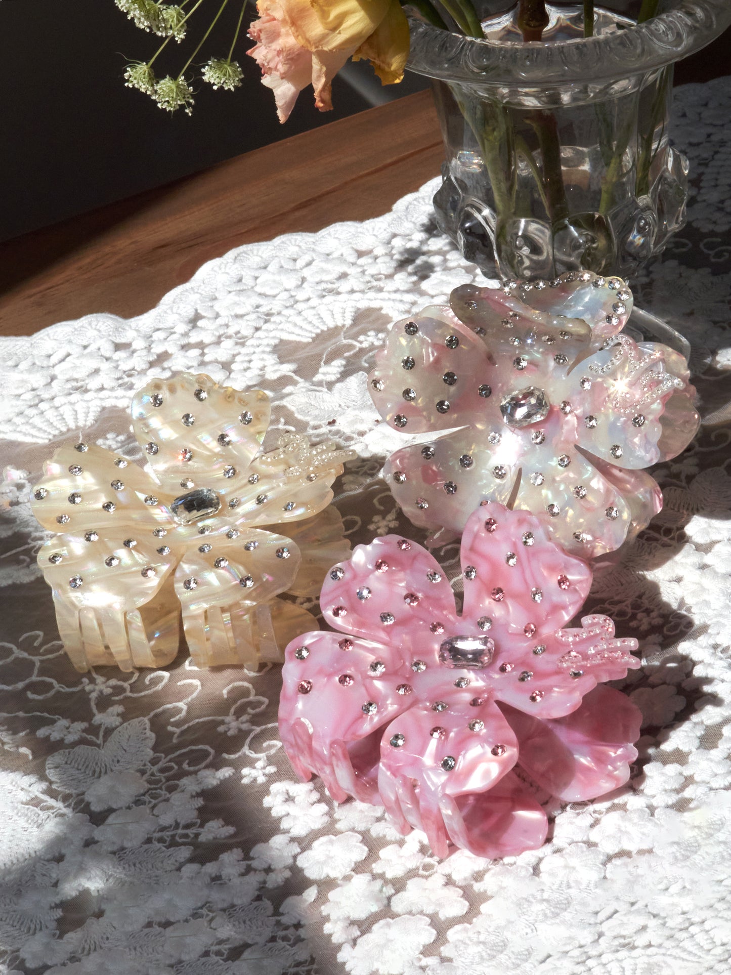 Flora Hairclip (Pink)