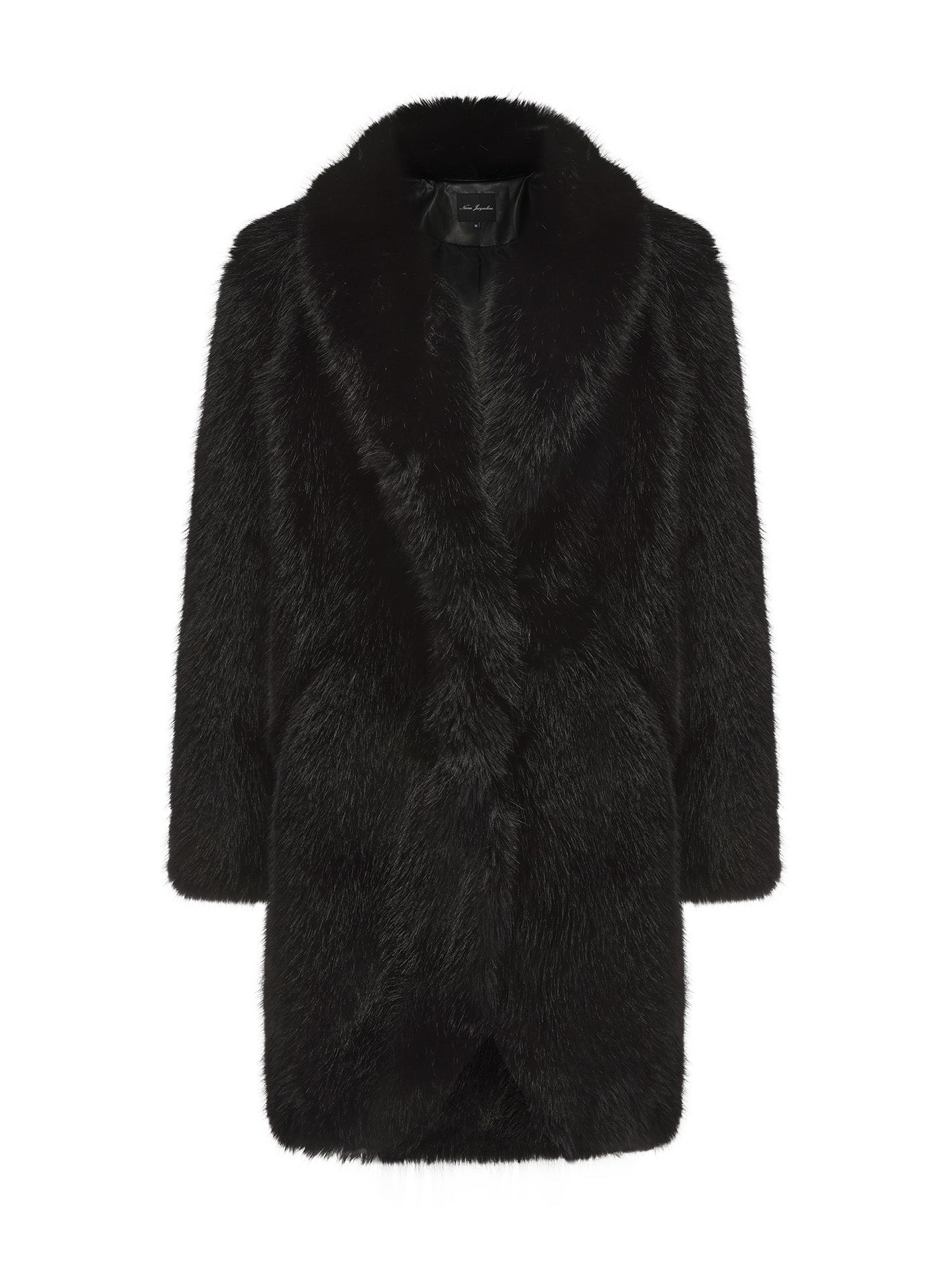 Nana Jacqueline Women's Sofia Fur Coat - Black - Long coats Nana Jacqueline Women's Sofia Fur Coat - Black - Long coats