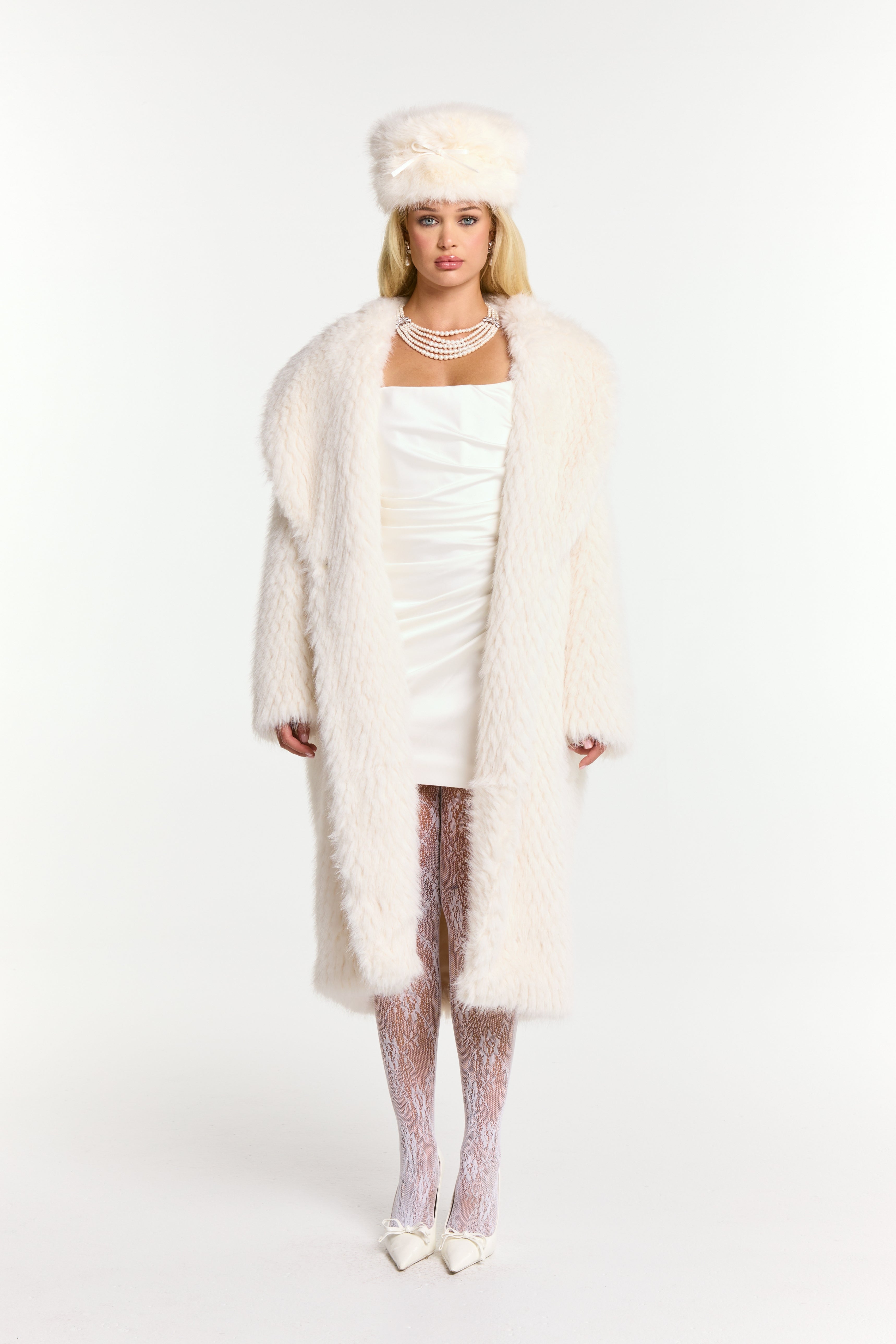 Marisa Fur Coat (White) – Nana Jacqueline