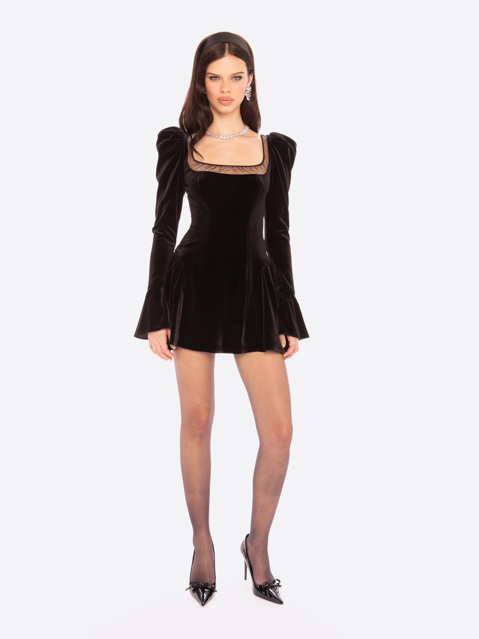 Nana Jacqueline | Women's | Leonora Velvet Mini Dress | M Nana Jacqueline | Women's | Leonora Velvet Mini Dress | M