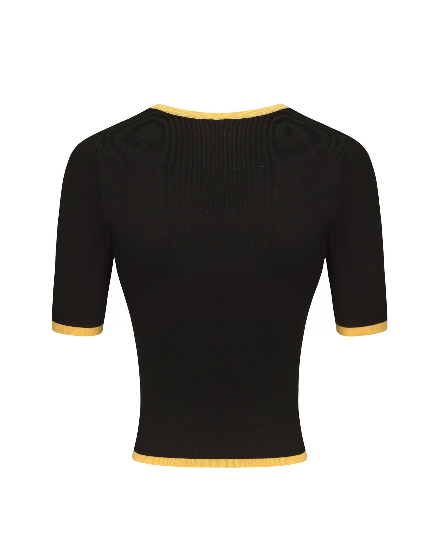 Luna Top (Black & Yellow)