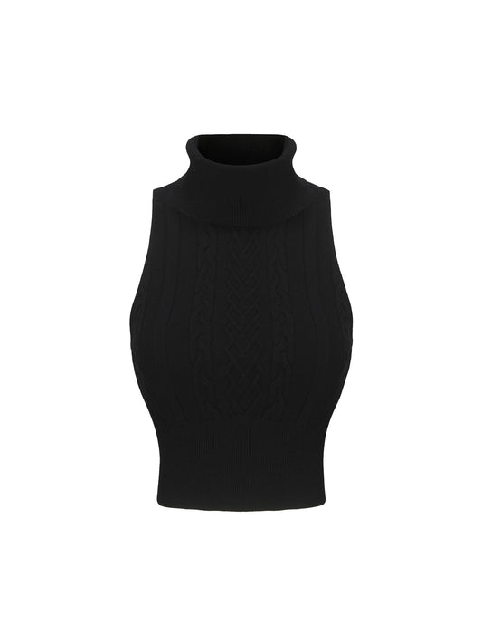 Janelle Knit Top (Black) (Final Sale)