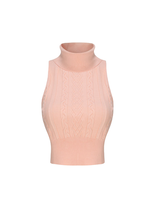 Janelle Knit Top (Peach) (Final Sale)