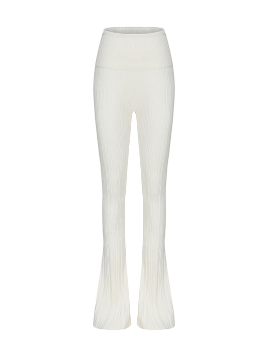 Janelle Knit Pants (White) (Final Sale)