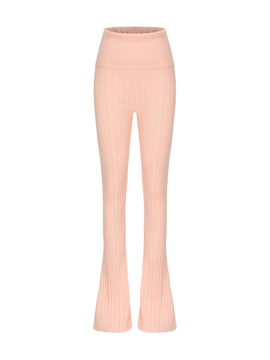 Janelle Knit Pants (Peach) (Final Sale)