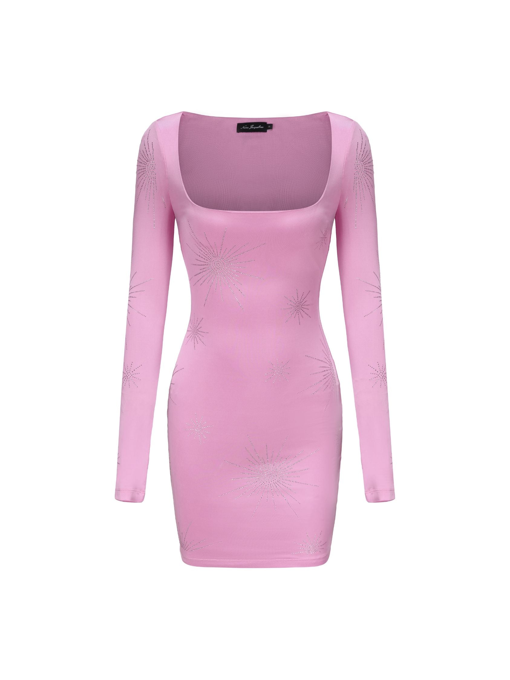 pink long sleeve birthday dress Sparkly Birthday Dresses, Pink Long Gown with Sleeves: Exquisite Ruffled Ball Gown for Girls, Long Sleeves, Rhinestone Beading, Crystal Accents
