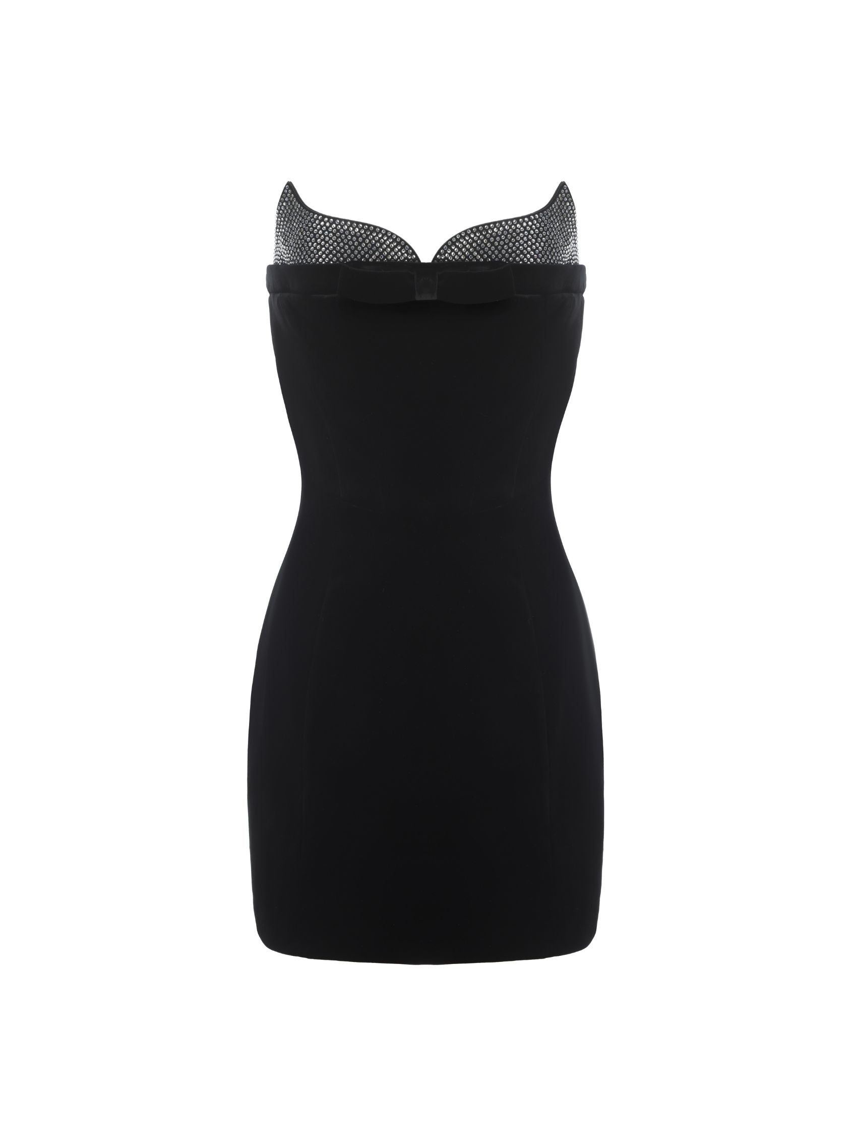 Keira Velvet Mini Dress: Black Mini Dress for Cocktail Party | Nana Jacqueline Black / M Keira Velvet Mini Dress: Black Mini Dress for Cocktail Party | Nana Jacqueline Black / M
