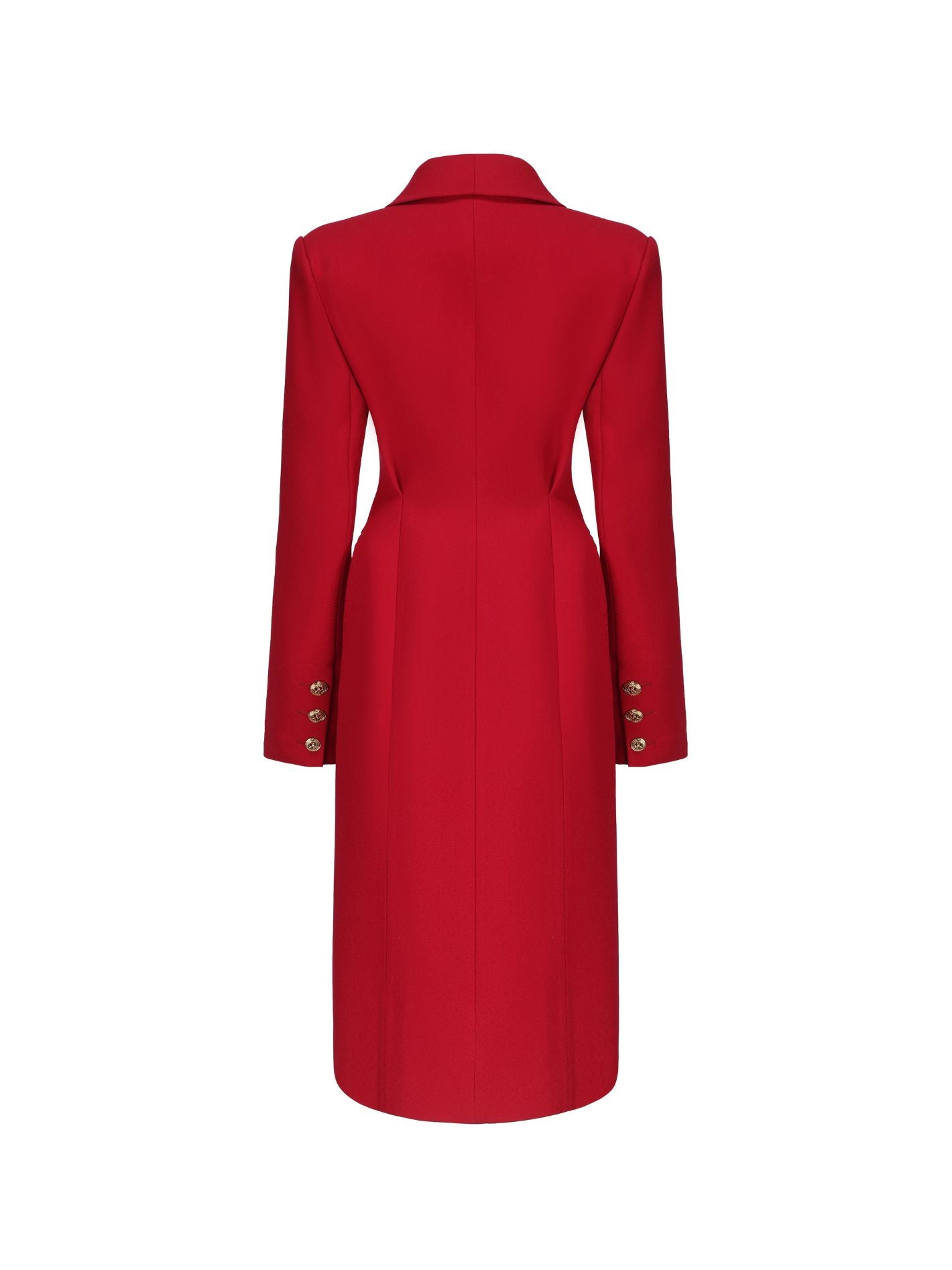 Evie Long Suit Jacket (Red) (Final Sale)