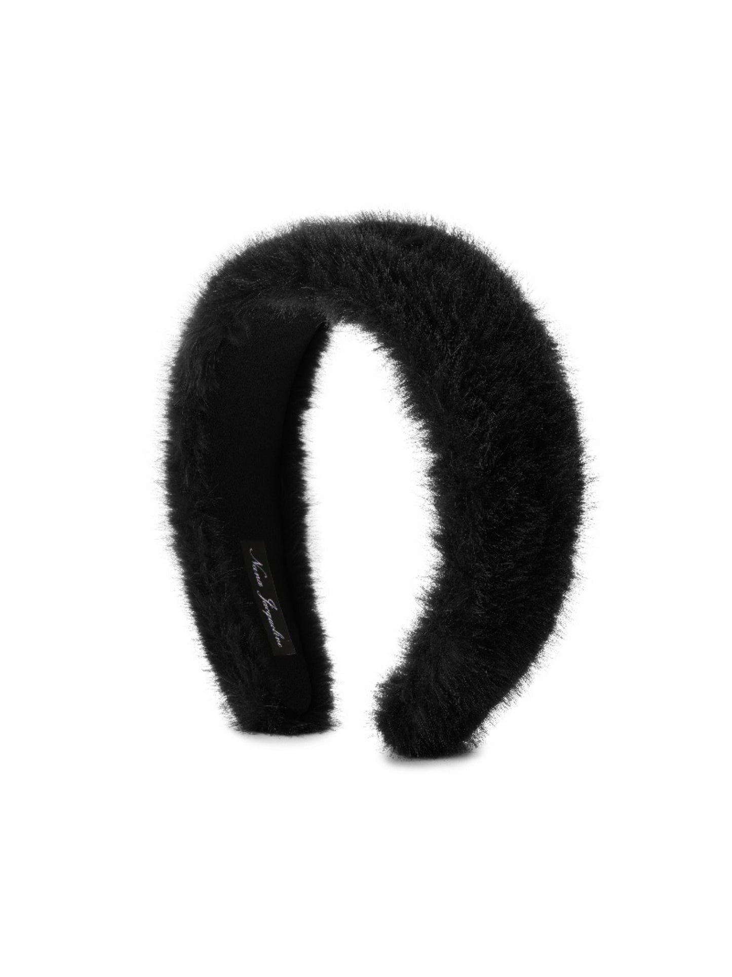Melanie Fur Headband (Black) (Final Sale)