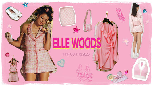Elle Woods pink outfits 2026 editorial cover by Nana Jacqueline
