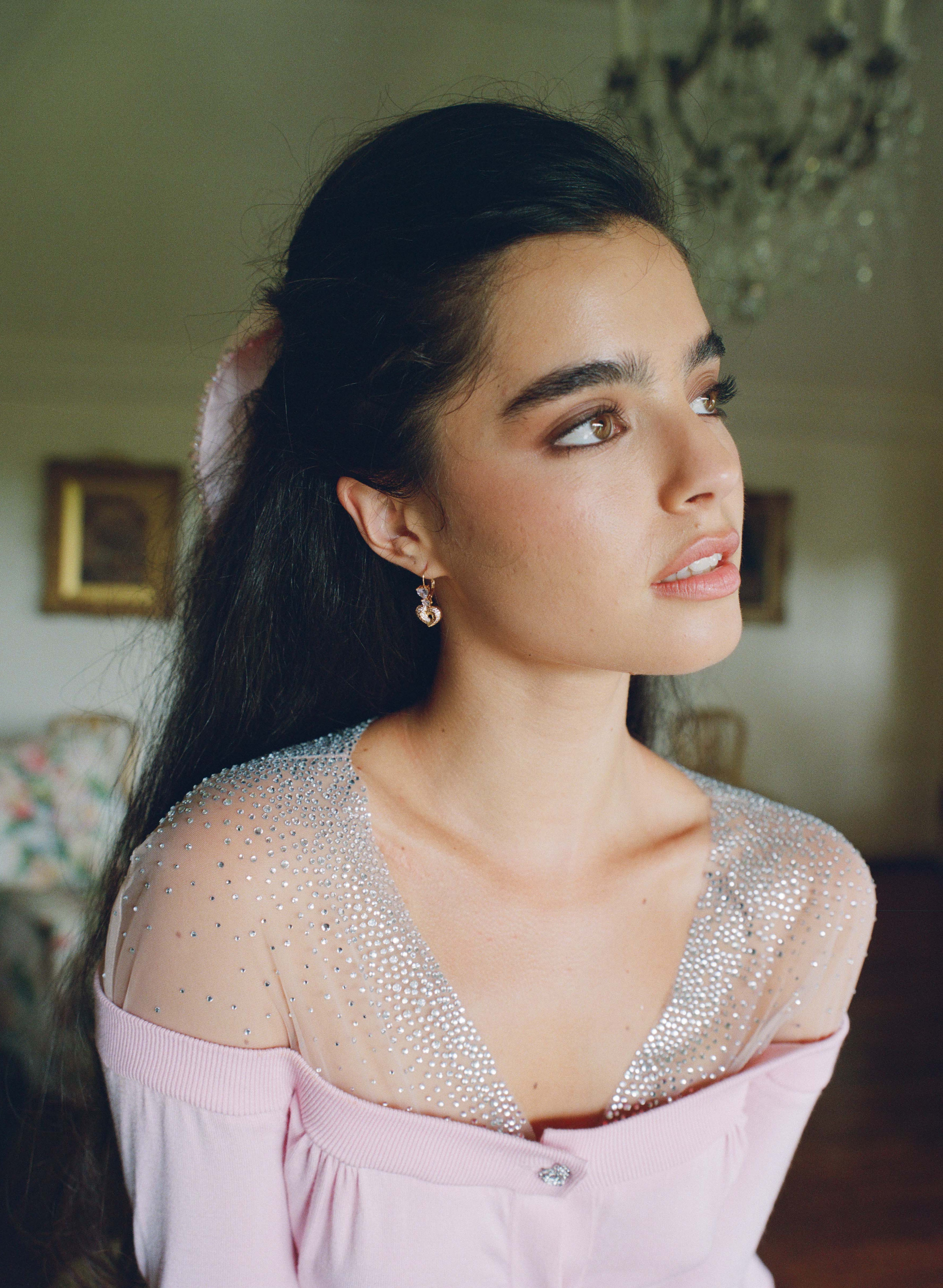 Leonie Off-Shoulder Pink Top