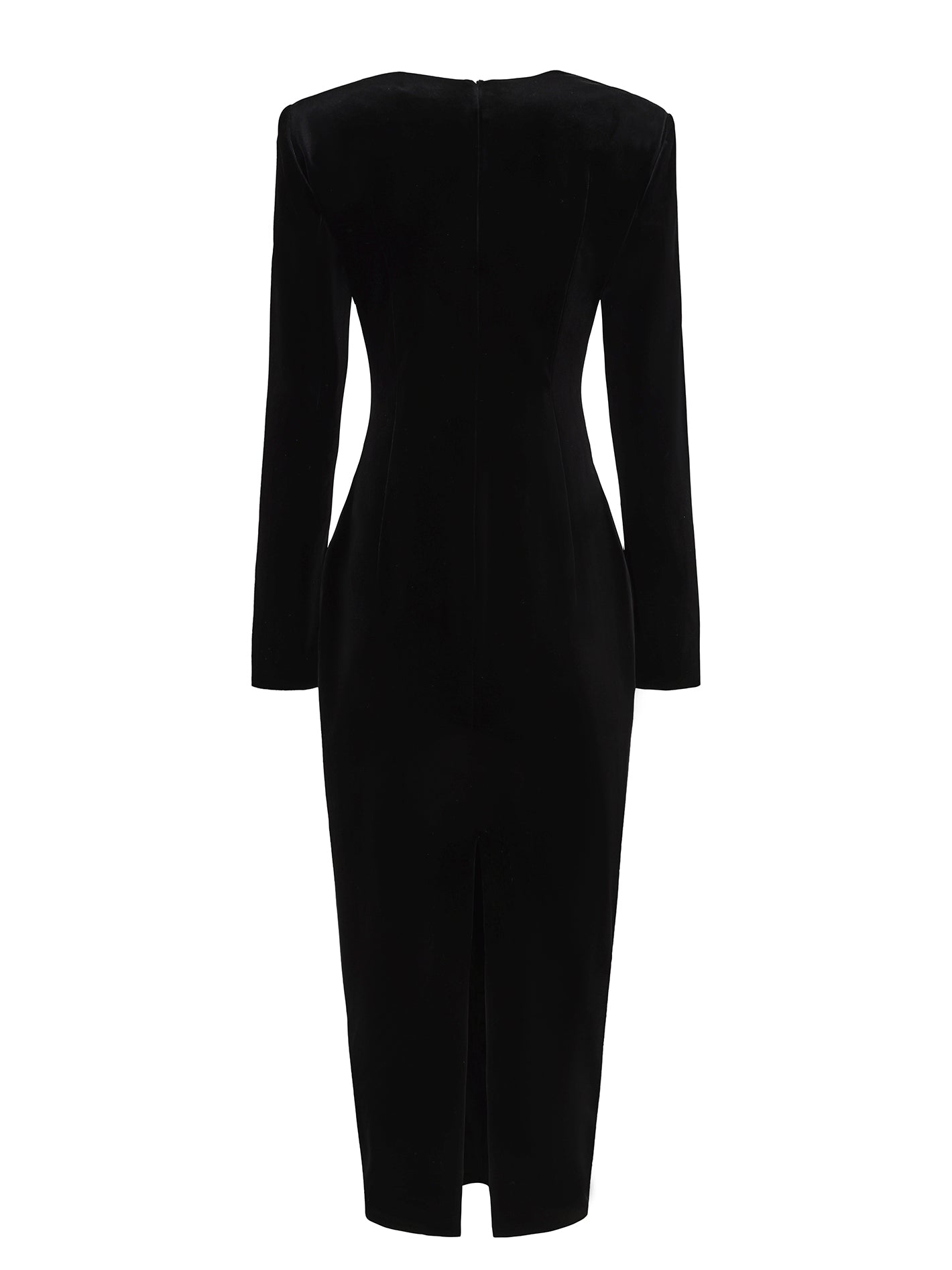 Veronica Velvet Dress (Black)