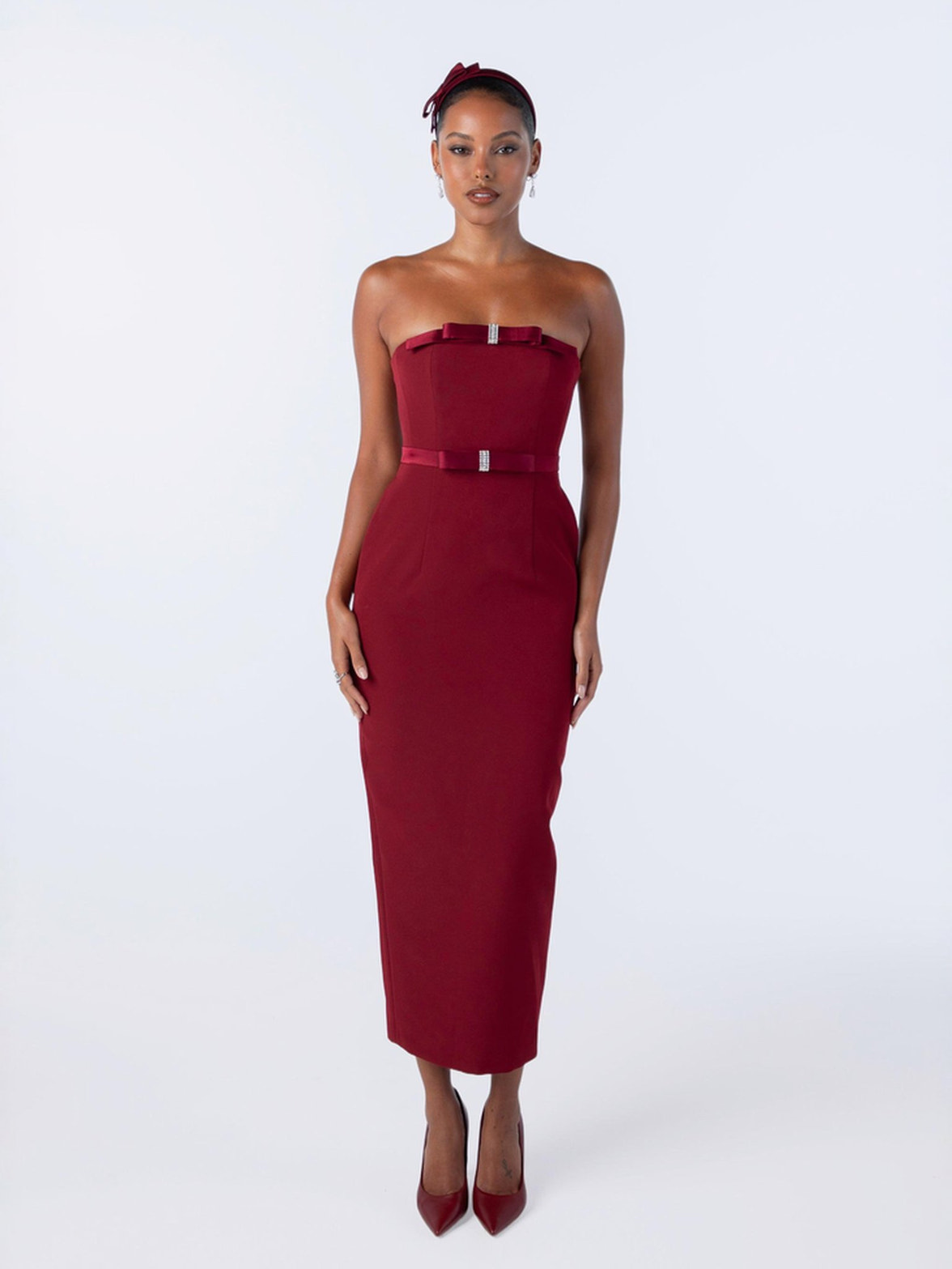 white christmas dresses Knee Length Ball Gown Off Shoulder Sleeve Red Party Dress misaislestyle white christmas dresses Knee Length Ball Gown Off Shoulder Sleeve Red Party Dress misaislestyle
