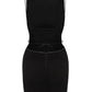 Lucia Velvet Dress (Black)