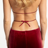 Pauline Velvet Dress (Red)