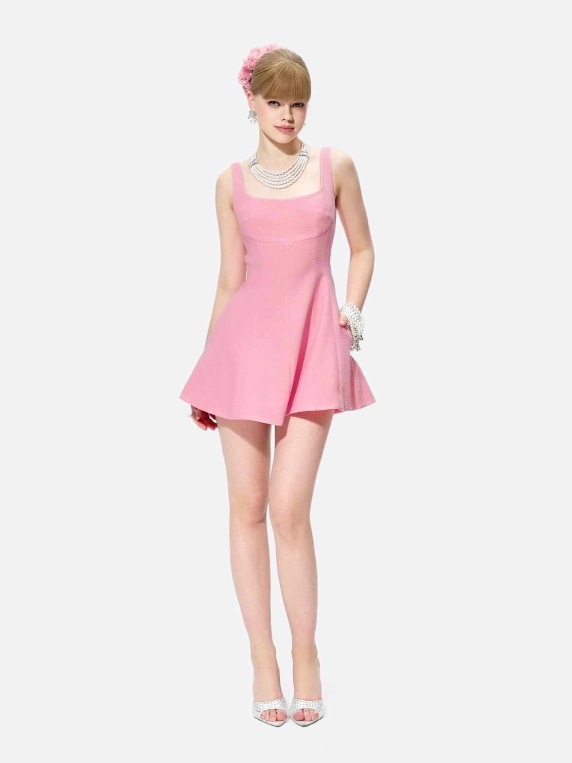 blue dress for baby girl Marianne Dress: Pink Mini Dress for Birthday Party