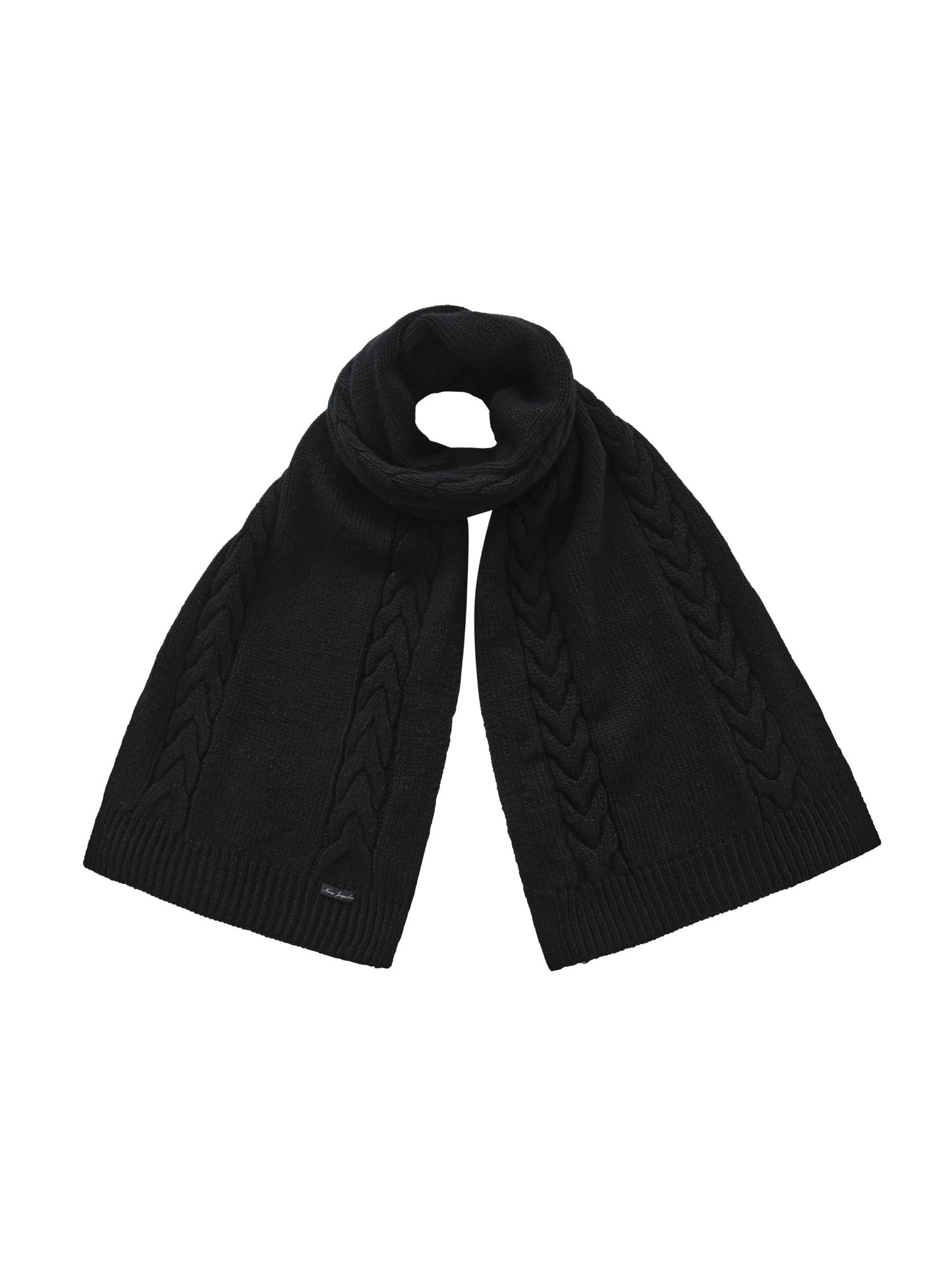 Addison Coat + Scarf Set (Black)