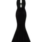 Liliane Velvet Dress (Black)