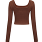 Holly Top (Brown)