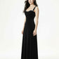 Belle Velvet Maxi Dress (Black)