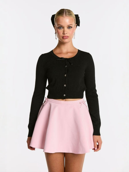 Audrina Cardigan: Black Cardigan for Brunch | Nana Jacqueline