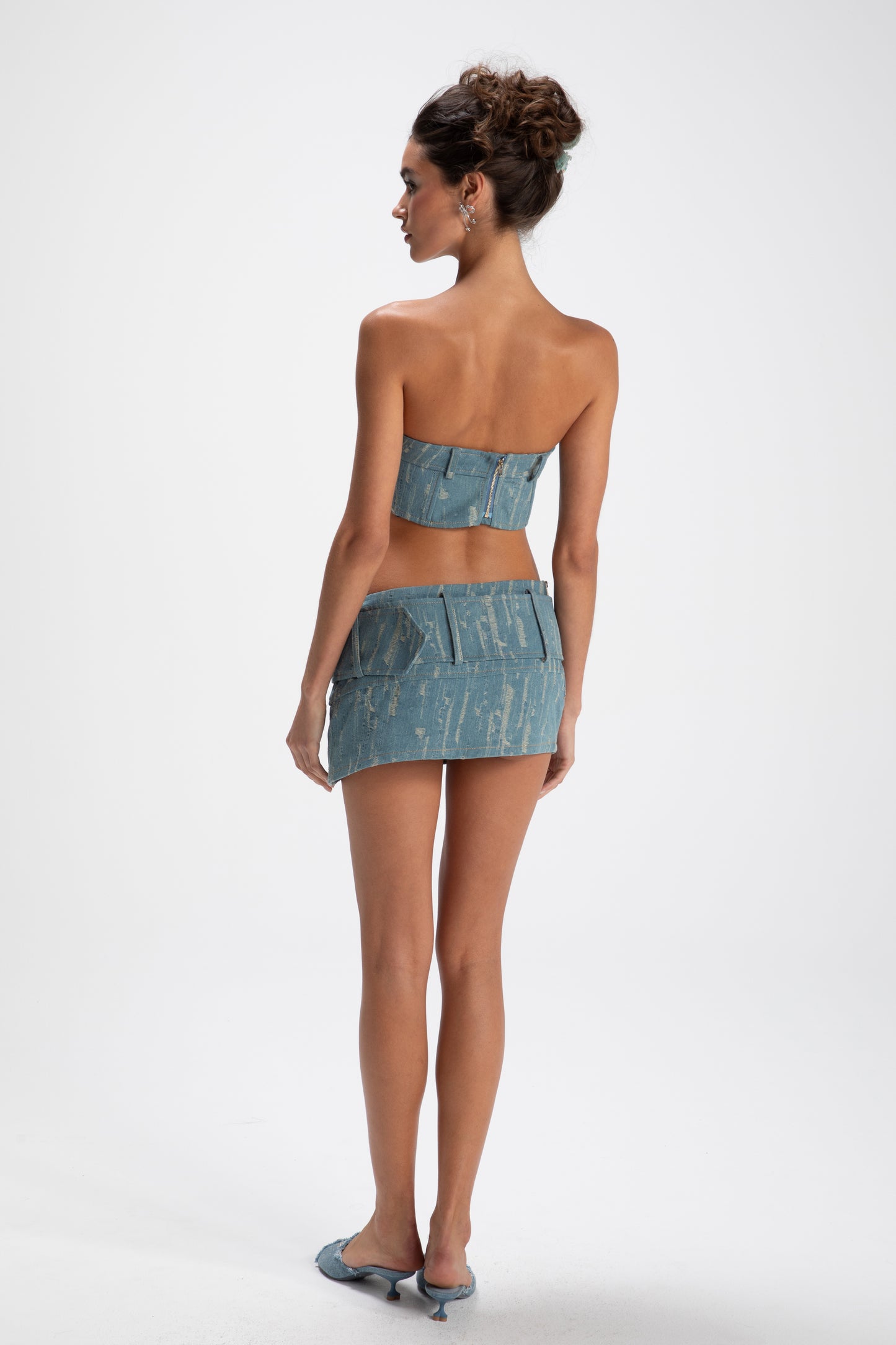 Claire Denim Mini Skirt