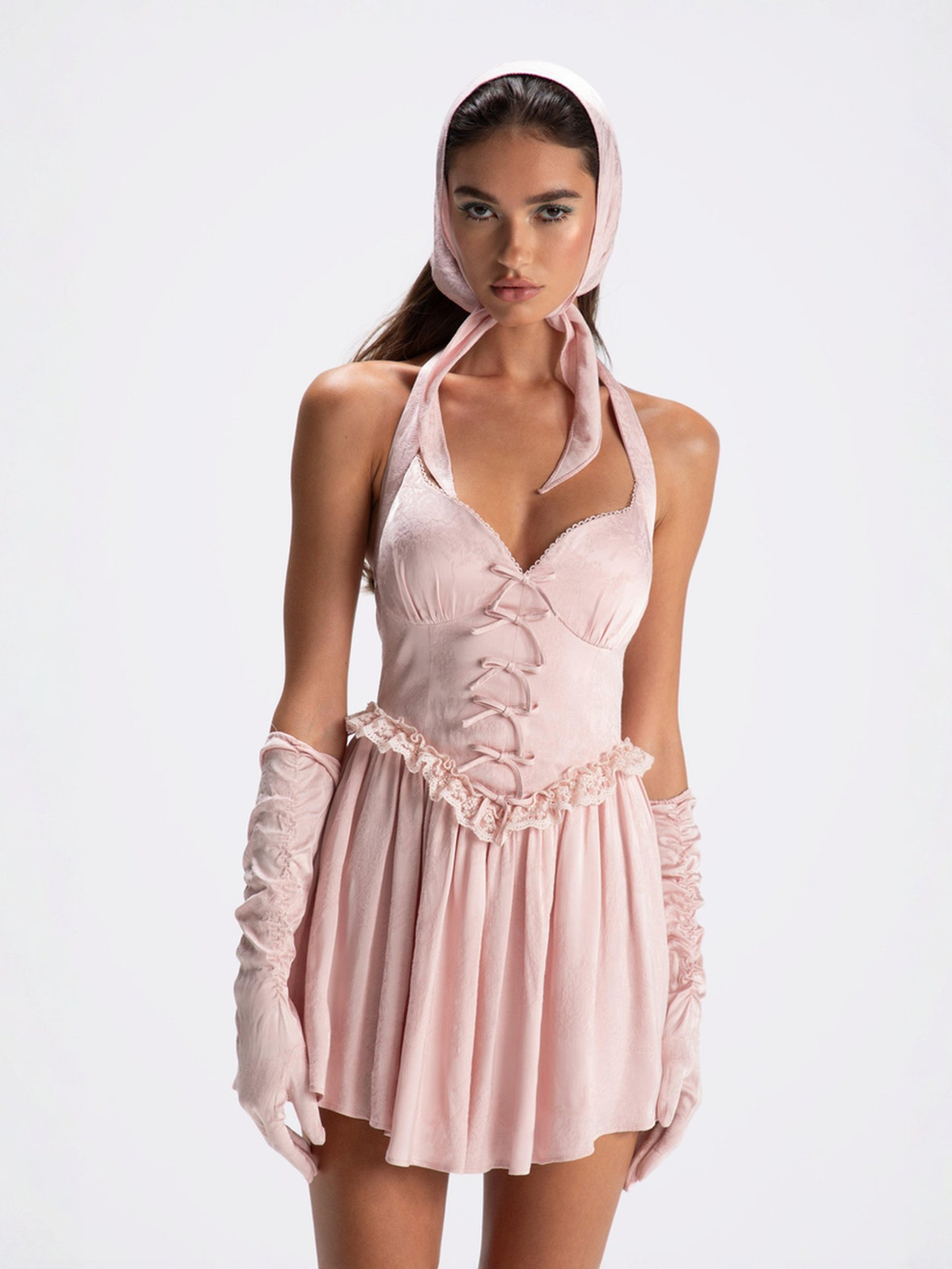 Nana Jacqueline Women's Allie Dress - Pink - Mini dresses Nana Jacqueline Women's Allie Dress - Pink - Mini dresses