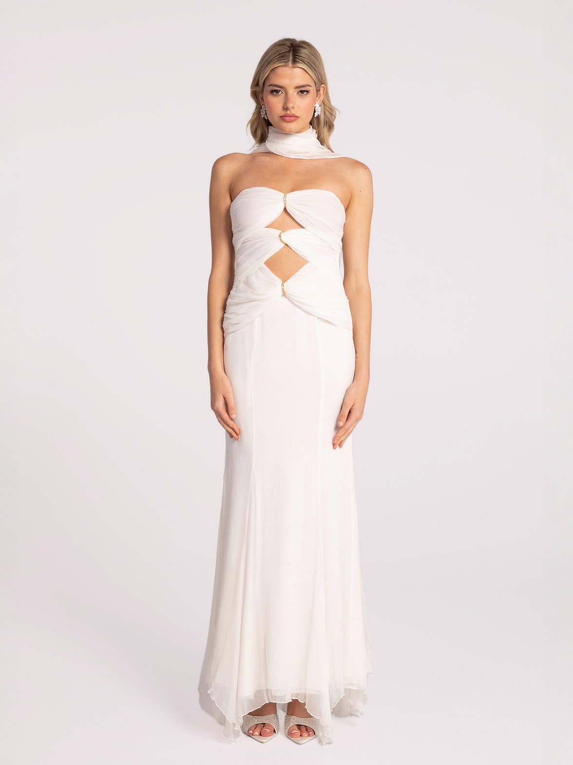 Cassandra Dress: White Maxi Dress for Rehearsal Dinner | Nana Jacqueline Cassandra Dress: White Maxi Dress for Rehearsal Dinner | Nana Jacqueline
