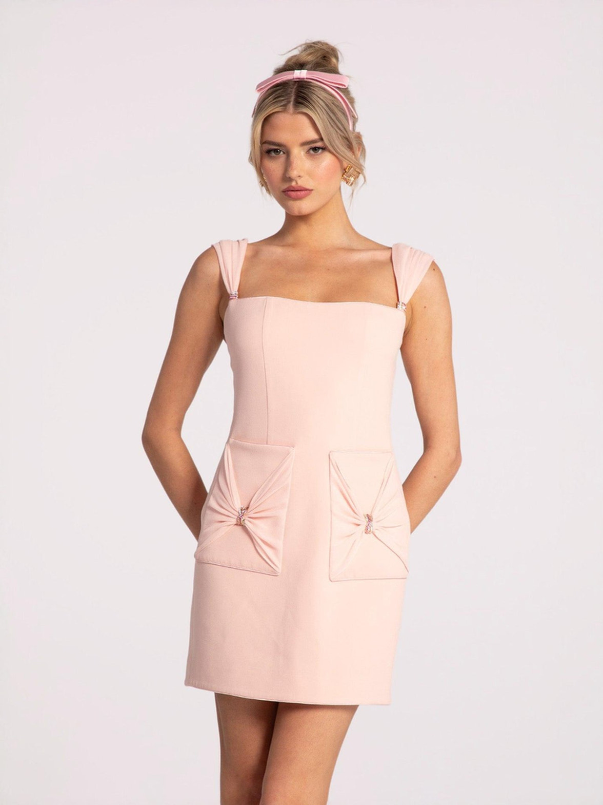 Dionne Dress: Pink Mini Dress for Birthday Celebration | Nana Jacqueline Pink / XL Dionne Dress: Pink Mini Dress for Birthday Celebration | Nana Jacqueline Pink / XL