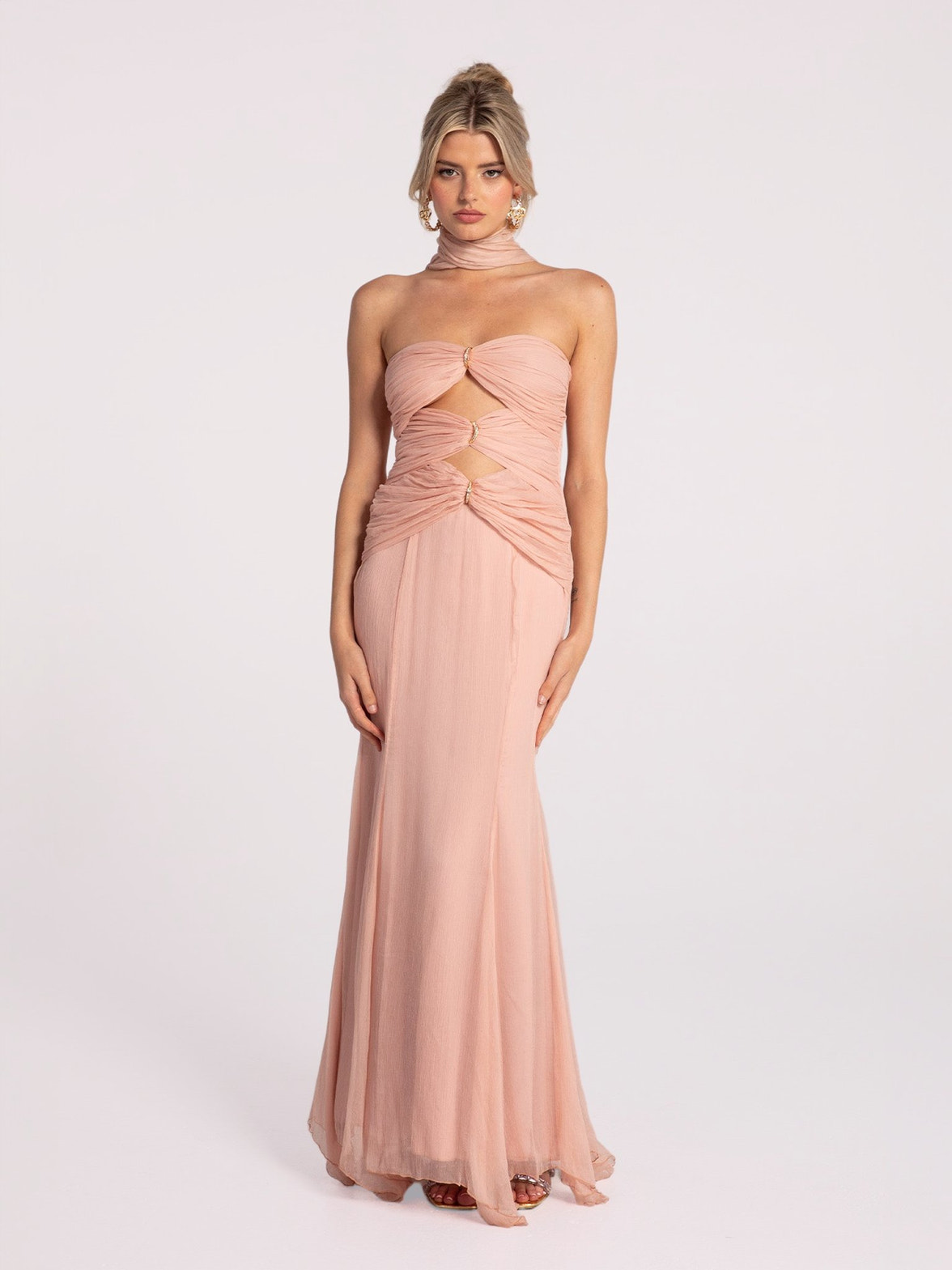 Cassandra Dress: Pink Maxi Dress for Formal Wedding Guest | Nana Jacqueline Pink / L Cassandra Dress: Pink Maxi Dress for Formal Wedding Guest | Nana Jacqueline Pink / L
