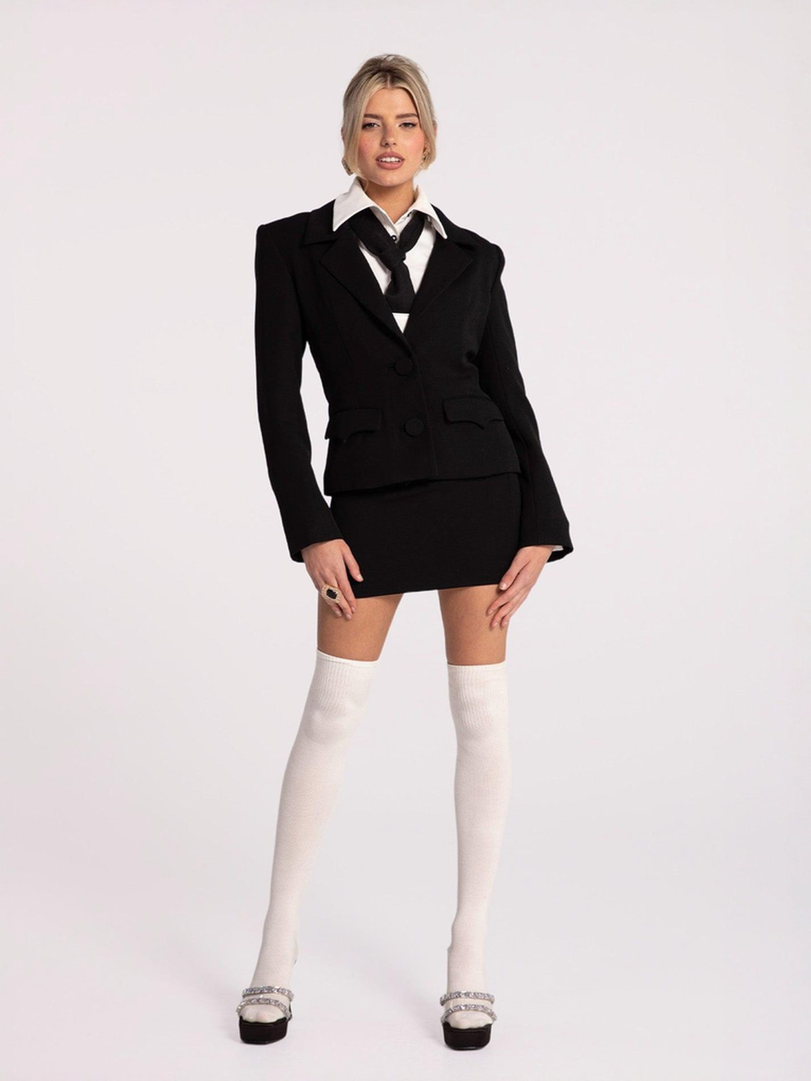 Dionne Blazer: Black Blazer for Business Meetings | Nana Jacqueline Black / XS Dionne Blazer: Black Blazer for Business Meetings | Nana Jacqueline Black / XS