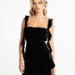 Karina Velvet Dress (Black)