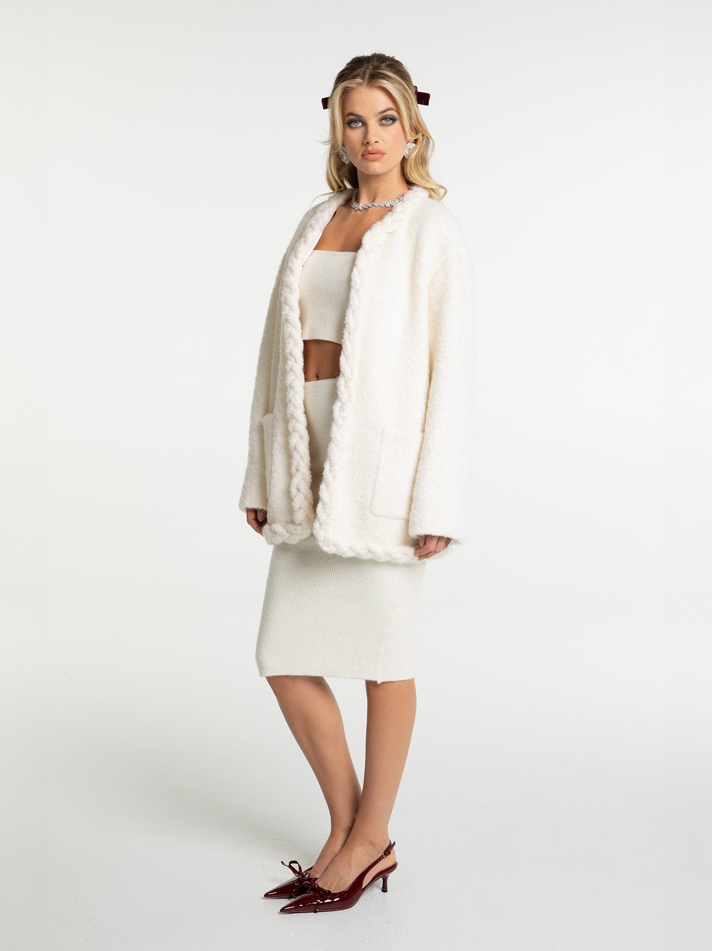 Talia Coat (Off white)