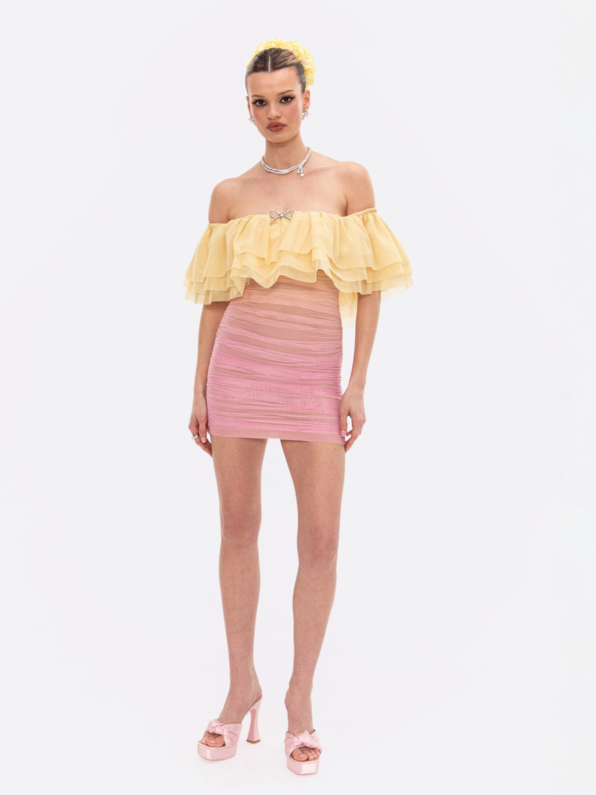 mini pink birthday dress for woman Birthday Girl Pink Mini Party Dress - US 4