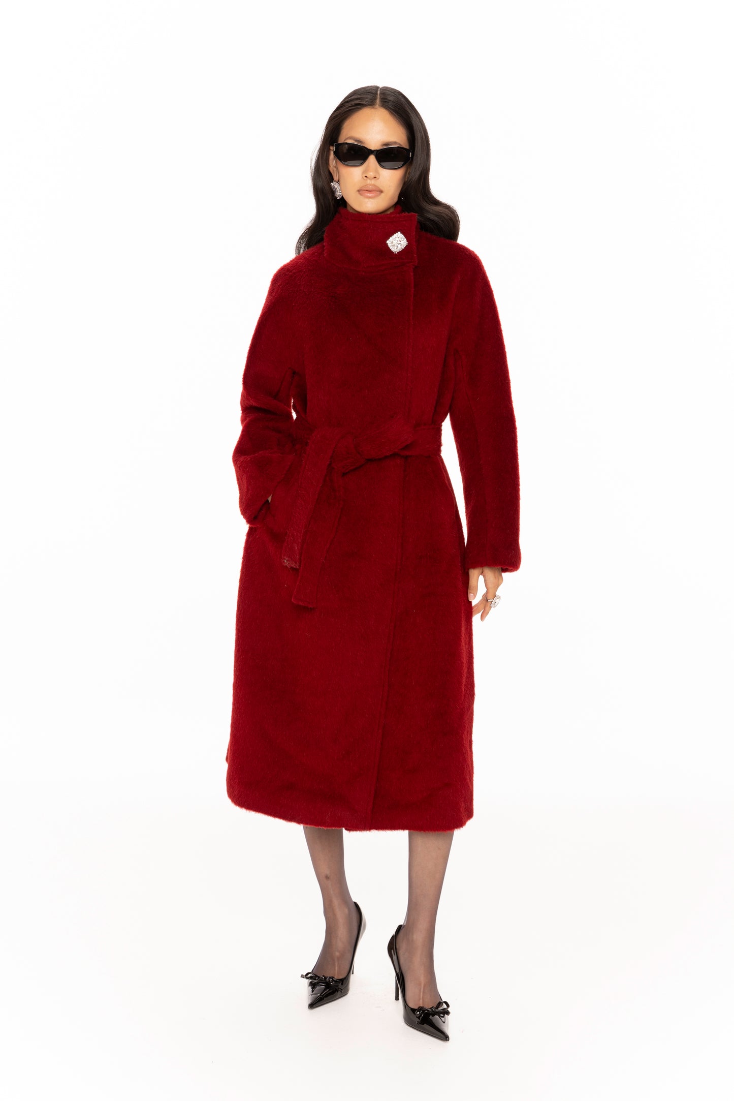 Audrey Long Coat (Red)