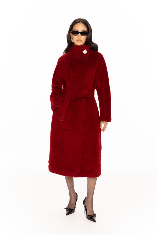 Audrey Long Coat (Red)