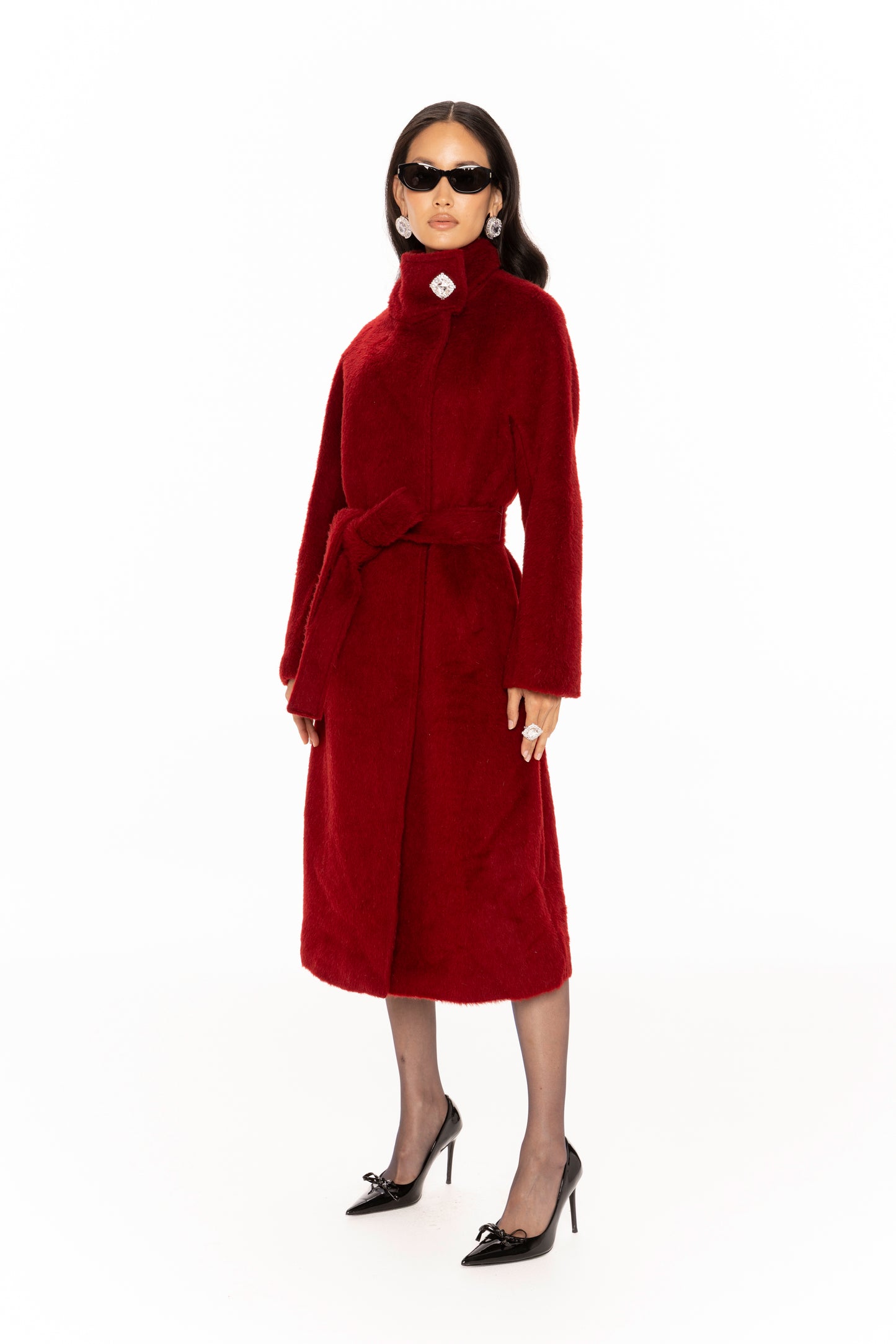 Audrey Long Coat (Red)