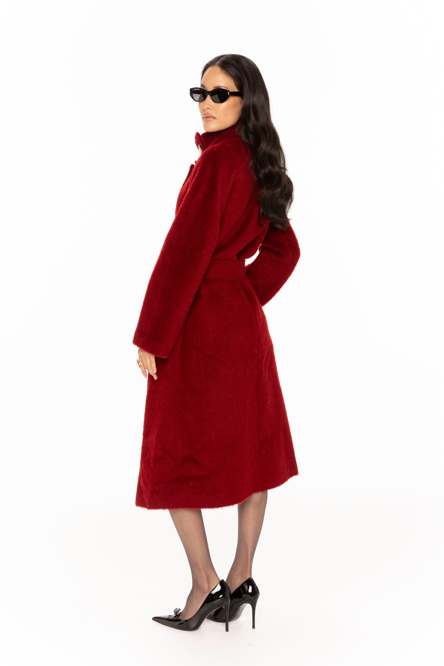 Audrey Long Coat (Red)