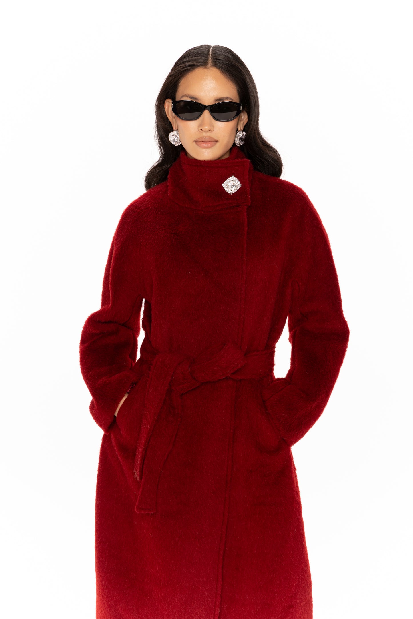 Audrey Long Coat (Red)