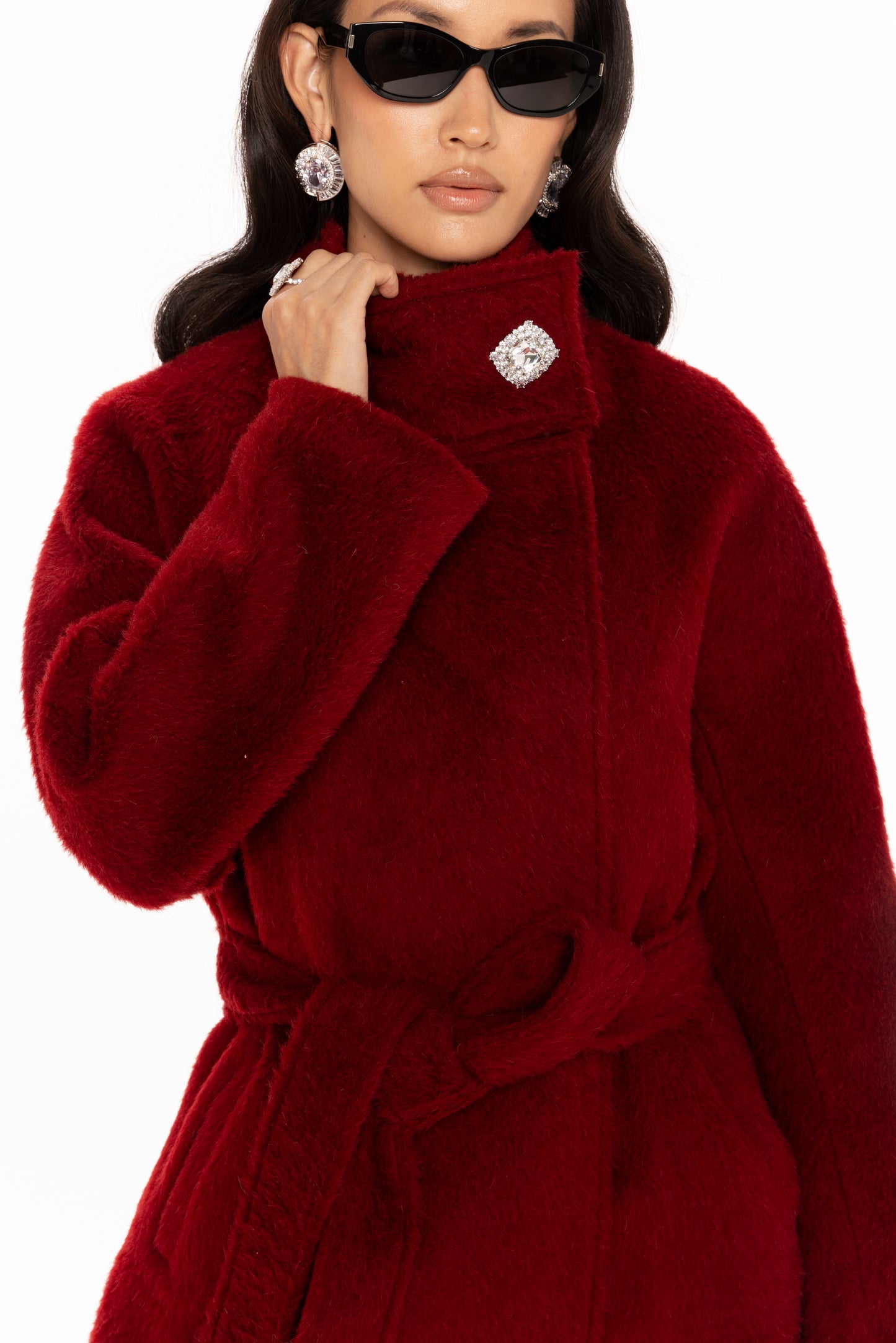 Audrey Long Coat (Red)