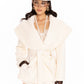 Victoria Bow Coat (White)