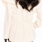 Victoria Bow Coat (White)
