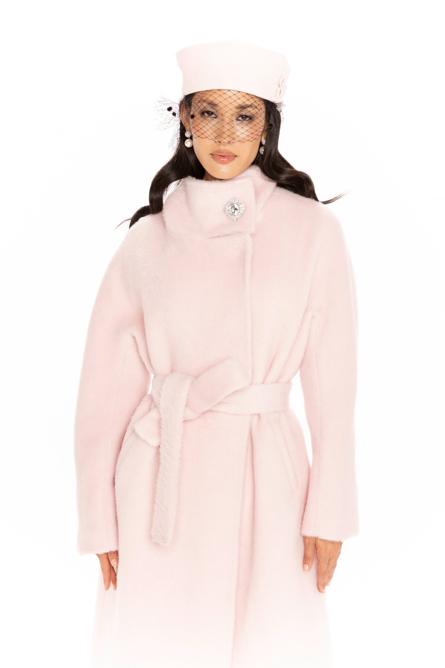 Audrey Long Coat (Pink)
