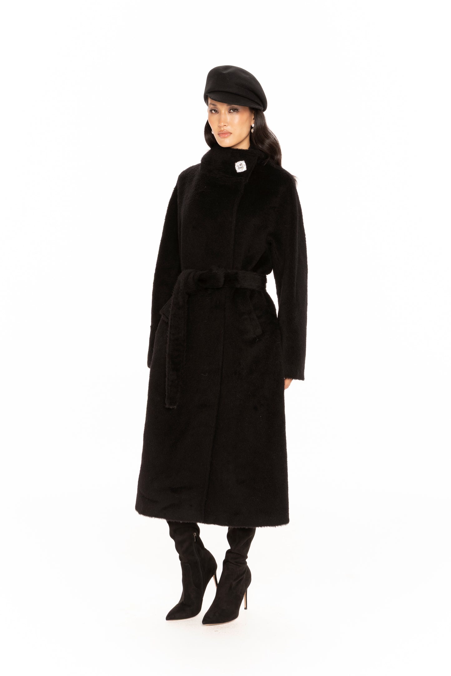 Audrey Long Coat (Black)