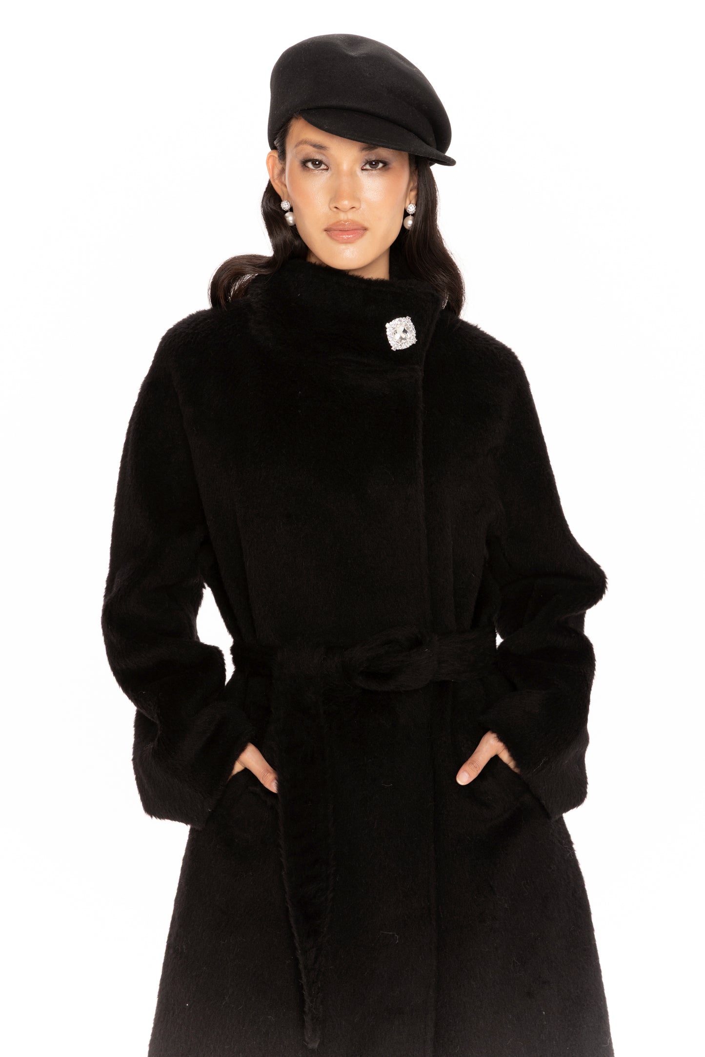 Audrey Long Coat (Black)