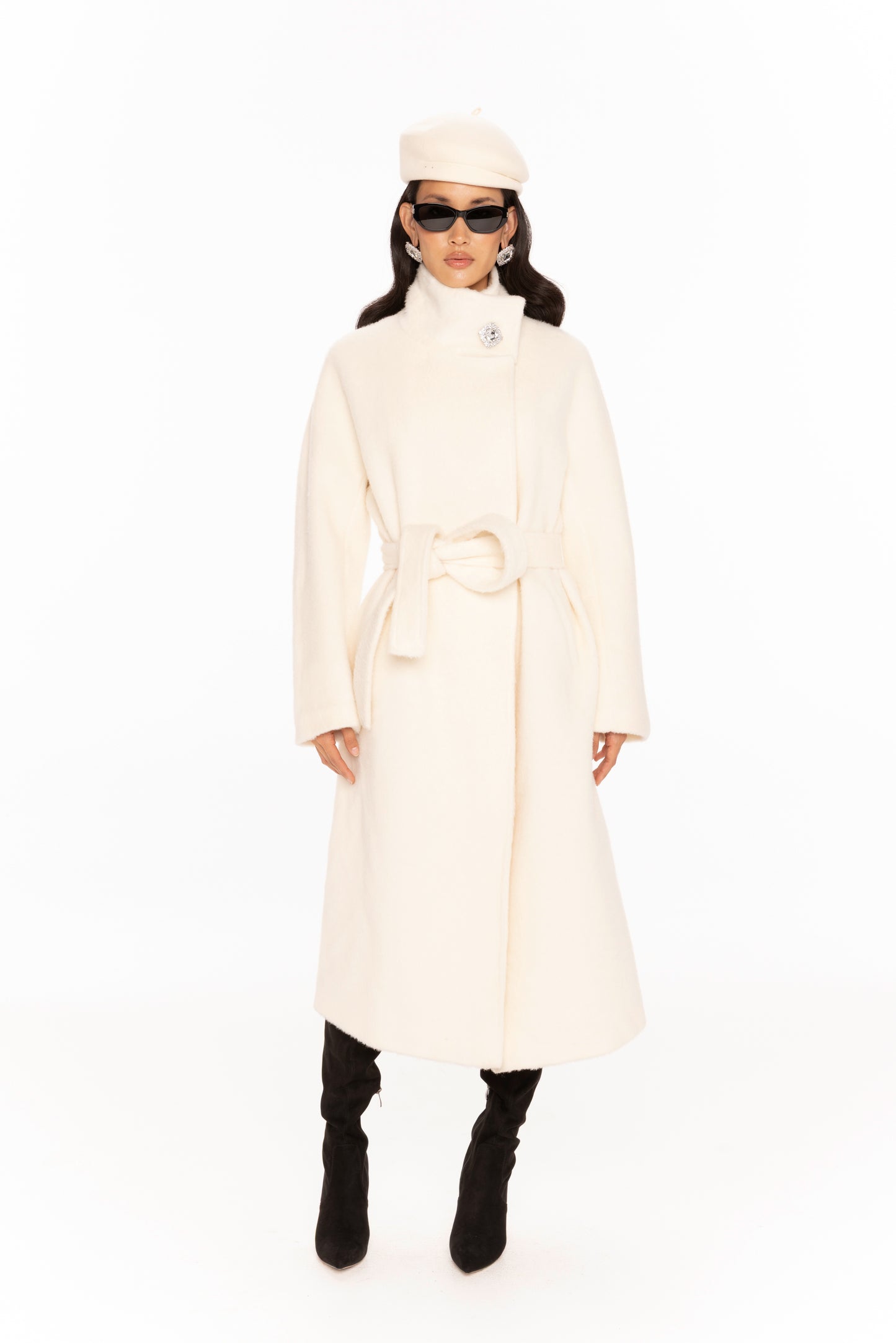 Audrey Long Coat (Off-white)