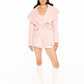 Victoria Bow Coat (Pink)