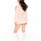 Victoria Bow Coat (Pink)